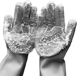 1 Pair Silicone Dishwashing Gloves Pet Cleaning Mitts For Kitchen Dogs Cats. Fixed Price $16.50.
