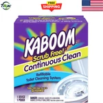 Kaboom Scrub Free Continuous Toilet Cleaning System 1 Device Pouch New. Fixed Price $10.85.