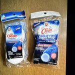 Mr. Clean Supermop Magic Eraser Scrubber Refills 2 Pack X Blue White. Fixed Price $13.95.