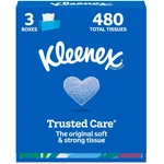 Kleenex Trusted Care Facial Tissues, Flat 160 (pack Of 3), White. Fixed Price $8.46.