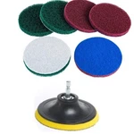 Duoshida 4 Inch Drill Powered Brush Tile Scrubber Scouring Pads Cleaning Kit,.... Fixed Price $14.56.