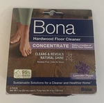 Bona Hardwood Floor Cleaner Concentrate, Lavender Thyme Scent 4-PACK. Fixed Price $17.47.
