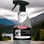 Weiman Stainless Steel Cleaner And Polish Spray, 12 Ounce. Fixed Price $13.99.