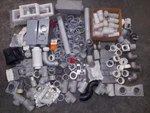 Nos Central Vacuum Pipe Fittings Pvc Vaculine Install Rough Parts Lot #4. Fixed Price $120.00.