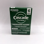 Cascade Platinum Dishwasher Cleaner Eliminate Limescale & Grease 6 Bags 1 Pack. Fixed Price $10.33.