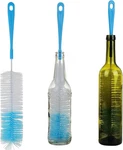 3-PACK Long Bottle Cleaning Brush For Narrow Neck Beer, Wine, Flask, Thermos, Sp. Fixed Price $16.19.