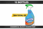 Fantastik Bleach Disinfectant Cleaner 32OZ Spray 12 Pack Commercial 308685. Fixed Price $129.99.