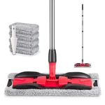 Microfiber Mops For Hardwood Floor Cleaning: Mexerris Flat With 4 W.... Fixed Price $29.02.