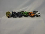 Matchbox Armored Response Street Cleaner Foam Fire Truck Command 6 Car Lot. Fixed Price $24.22.
