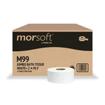 Morcon M99 Bath Jumbo Tissue, Septic Safe, 2-PLY, 3.3IN X 1,000FT., 12 Count. Fixed Price $54.81.