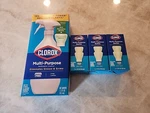 Clorox Refillable Cleaner Starter Kit Crisp Lemon All-purpose &6 Refills. Fixed Price $14.99.