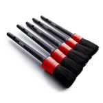 Sgcb 5PCS Soft Nature Boar Hair Bristle Synthetic Fibers Car Detailing Brush Set. Fixed Price $12.99.