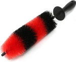 Takavu Master Wheel Brush, Easy Reach And Rim Detailing Red & Black. Fixed Price $24.99.