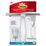 Command Bath Squeegee Hook Removable : Stainless Steel Satin Nickel Sil. Fixed Price $17.98.