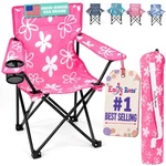 Best Emily Rose Kids Pink Folding Beach Camp Chair With Cup Holder Safety Lock. Fixed Price $61.14.