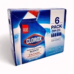 Clorox Toilet Bowl Cleaner With Bleach, Rain Clean, 24 Fl Oz - 6 Pack. Fixed Price $31.99.