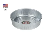 Behrens 12-QUART Utility Oil Drain Pan Steel Container, Livestock Dish. Fixed Price $15.99.