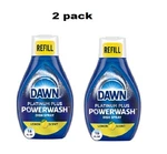 (2 Pack) Dawn Platinum Power Wash Dish Spray, Soap, Lemon Refill, 16 Fl Oz. Fixed Price $9.42.