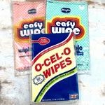 Vintage Easy Wipes 2 Sealed Packs + 1 O-cel-o Nos Reusable Cleaning Cloths. Fixed Price $19.00.