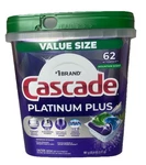 2X Cascade Platinum Plus Dishwasher Actionpacs Mountain Scent 124CT Pods. Fixed Price $34.20.