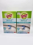Lot Of 2)12PK Scotch Brite Disposable Scrubber Refills Removes Rust &hard Water. Fixed Price $19.99.
