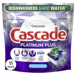 Cascade Platinum Actionpacs Dishwasher 11 Count (pack Of 1), No Color. Fixed Price $16.67.