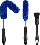 Nikcosmk 3PCS Wheel Kit For Cleaning And Tire, Rim Brush,. Fixed Price $19.36.