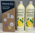 Grove Co. Hydrating Gel Hand Soap Refills (2 X 13 Fl Oz) + Reuseable Bottle. Fixed Price $24.97.