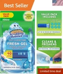Scrubbing Bubbles Fresh Gel Toilet Bowl Cleaning Stamps, Helps Keep Cl.... Fixed Price $27.99.
