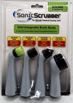 Sonic Scrubber Power Cleaner Interchangeable Brush Heads Kitchen/bath/household. Fixed Price $8.65.