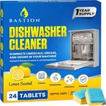 Dishwasher Cleaner Tablets 24 (1-YEAR Supply) Lemon-scented, Heavy Dut. Fixed Price $14.99.