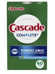 Cascade Complete Fresh Scent Powder Dishwasher Detergent Dawn Powered 60 Oz 1 Pk. Fixed Price $17.89.