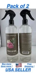 Caldrea Linen & Room Spray, Rosewater Driftwood - ( 2 Pc ). Fixed Price $49.94.