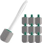 Stone Toilet Cleaner With Long Handlepumice Scrubber Bowl. Fixed Price $12.22.