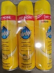 Pledge Lemon Enhancing Polish Furniture Spray Large 14.2 Oz Cans Pack Of 3. Fixed Price $34.99.