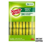 Scotch-brite Heavy Duty Scrub Sponges Individually Wrapped 24 Ct. Fixed Price $25.88.