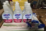 New Case Of (6) 32OZ Purell Fragrance Free Food Surface Sanitizer Spray Bottles. Fixed Price $55.00.