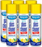 Glass Cleaner Lemon Scent Foaming Aerosol Spray, 19OZ, Pack Of 6 Ammonia-free,. Fixed Price $27.95.