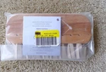 Redecker Natural Rubber Lint Brush With Oiled Beechwood, 5-1/4 Inches; C15. Fixed Price $19.96.