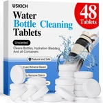 48 Pack Bottle Cleaning Tablets,water Cleaner Great For Stainles.... Fixed Price $20.93.