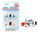 Mail Service Diecast Set Of Pieces 1/64 American Diorama 76491. Fixed Price $17.99.