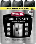 Brand New - 3 Pack Weiman Stainless Steel Cleaner & Polish 17 Oz. Fixed Price $15.95.