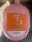 Method Clementine Scent Liquid Dish Soap Refill 54 Oz. Fixed Price $18.00.