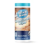 Miraclewipes For Wood Surfaces, Remove Dirt And Grime Buildup, Clean, Protect.... Fixed Price $16.30.