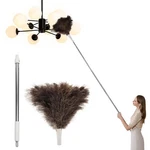 Ostrich Feather Duster Pole 28 To 72 Inch,extendable Used For .... Fixed Price $38.16.