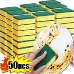 10/50 Pack Kitchen Cleaning Sponges Scourers Washing Up Non-scratch For Dish Pad. Fixed Price $8.19.