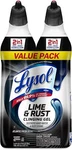 Lysol Brand Disinfectant Toilet Bowl Cleaner W/lime/rust Remover Pack 2. Fixed Price $23.74.