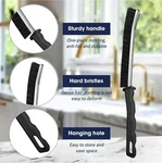 Black Crevice Cleaning Brush 6 Pack New, Multi-purpose Deep Kitchen Bath. Fixed Price $5.79.