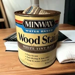Minwax Water Based Wood Stain, White Tint Fast Drying Easy To Use 1 Qt 32OZ. Fixed Price $21.96.