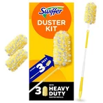 Swiffer Duster Kit With 3 Ft Extendable Handle, Heavy 4 Piece Set, Yellow. Fixed Price $14.55.